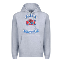 Heather Grey rebel MC supporter Premium Hoodie - ArtMosaic