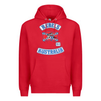 Red rebel MC supporter Premium Hoodie - ArtMosaic