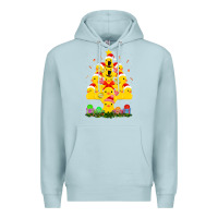 Blue Mist duck rubber duck christmas tree duckie and quack christmas 123 Premium Hoodie - ArtMosaic