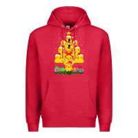 Cardinal duck rubber duck christmas tree duckie and quack christmas 123 Premium Hoodie - ArtMosaic