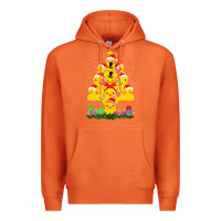 Carrot duck rubber duck christmas tree duckie and quack christmas 123 Premium Hoodie - ArtMosaic