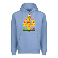 Colony Blue duck rubber duck christmas tree duckie and quack christmas 123 Premium Hoodie - ArtMosaic