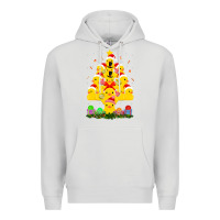 Dove Grey duck rubber duck christmas tree duckie and quack christmas 123 Premium Hoodie - ArtMosaic