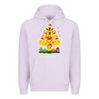 Lilac duck rubber duck christmas tree duckie and quack christmas 123 Premium Hoodie - ArtMosaic