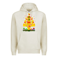 Oatmeal Heather duck rubber duck christmas tree duckie and quack christmas 123 Premium Hoodie - ArtMosaic