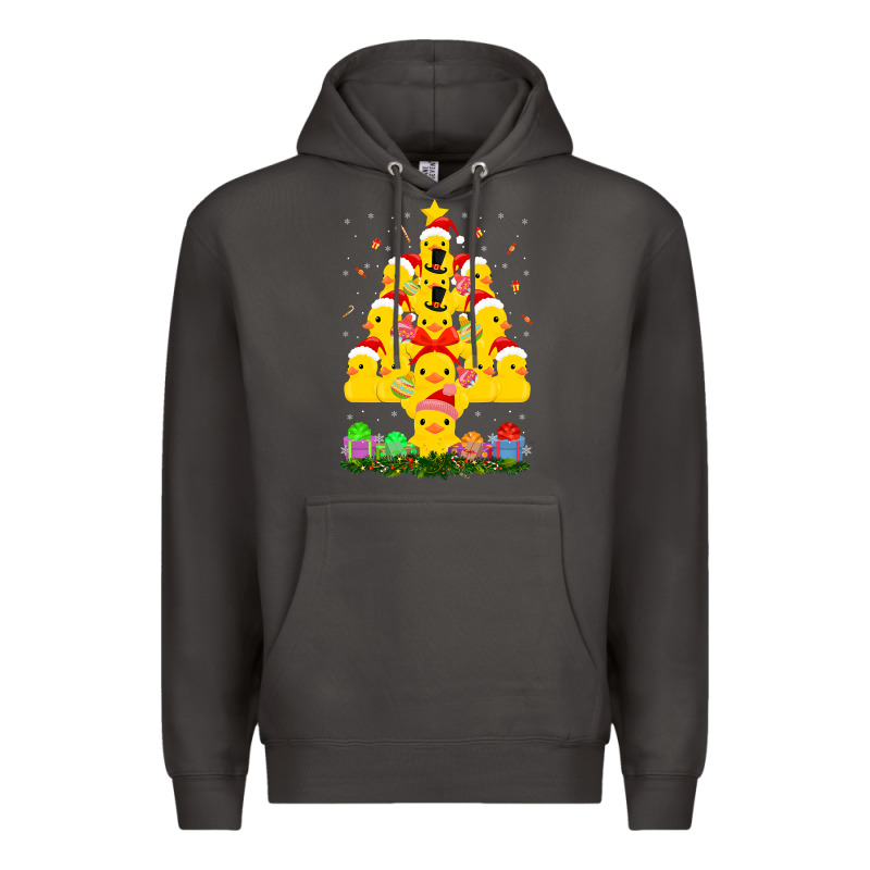 Duck Rubber Duck Christmas Tree Duckie And Quack Christmas 123 Premium Hoodie by ArtMosaic | Teevron