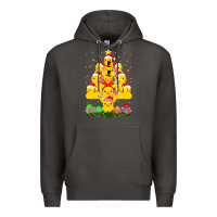 Smoke duck rubber duck christmas tree duckie and quack christmas 123 Premium Hoodie - ArtMosaic