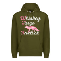 Army Green whiskey tango foxtrot military womens fun wtf quote t shirt Premium Hoodie - ArtMosaic