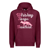 Burgundy whiskey tango foxtrot military womens fun wtf quote t shirt Premium Hoodie - ArtMosaic