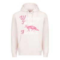 Pale Pink whiskey tango foxtrot military womens fun wtf quote t shirt Premium Hoodie - ArtMosaic