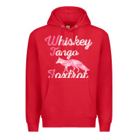 Red whiskey tango foxtrot military womens fun wtf quote t shirt Premium Hoodie - ArtMosaic