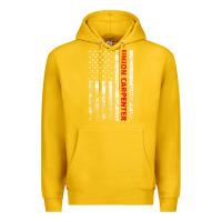 Lemon Union Carpenter With A Vintage American Flag For Fans Premium Hoodie - ArtMosaic