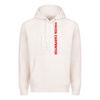 Pale Pink Union Carpenter With A Vintage American Flag For Fans Premium Hoodie - ArtMosaic