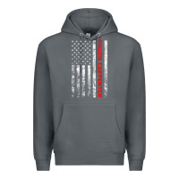Rock Union Carpenter With A Vintage American Flag For Fans Premium Hoodie - ArtMosaic