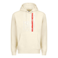 Sandshell Union Carpenter With A Vintage American Flag For Fans Premium Hoodie - ArtMosaic
