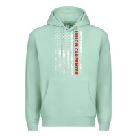 Seafoam Union Carpenter With A Vintage American Flag For Fans Premium Hoodie - ArtMosaic