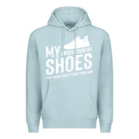 Blue Mist cross country running   xc run runner pullover hoodie Premium Hoodie - ArtMosaic