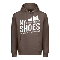 Coffee cross country running   xc run runner pullover hoodie Premium Hoodie - ArtMosaic
