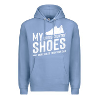 Colony Blue cross country running   xc run runner pullover hoodie Premium Hoodie - ArtMosaic