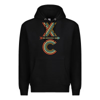 Black X-Country Design For Cross Country Runners and Coaches Premium Hoodie - ArtMosaic