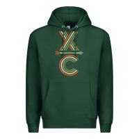 Sports Green X-Country Design For Cross Country Runners and Coaches Premium Hoodie - ArtMosaic