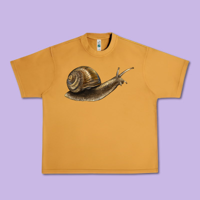 Snail Urban Heavy Tee Designed By Lillyallendesigns