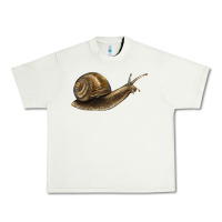 Pistachio snail Urban Heavy Tee - LillyAllenDesigns