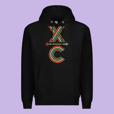 X-country Design For Cross Country Runners And Coaches Premium Hoodie Designed By Artmosaic