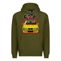 Army Green Yellow E36 Premium Hoodie - ArtMosaic