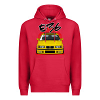 Cardinal Yellow E36 Premium Hoodie - ArtMosaic