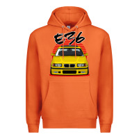 Carrot Yellow E36 Premium Hoodie - ArtMosaic