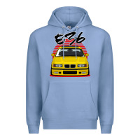 Colony Blue Yellow E36 Premium Hoodie - ArtMosaic