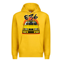 Lemon Yellow E36 Premium Hoodie - ArtMosaic
