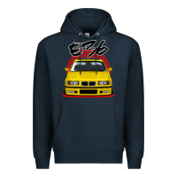 Navy Yellow E36 Premium Hoodie - ArtMosaic