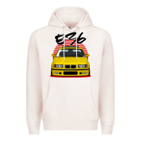 Pale Pink Yellow E36 Premium Hoodie - ArtMosaic