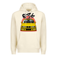 Sandshell Yellow E36 Premium Hoodie - ArtMosaic