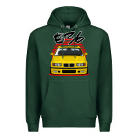 Sports Green Yellow E36 Premium Hoodie - ArtMosaic