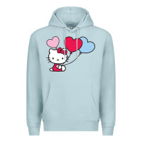 Blue Mist kitty Premium Hoodie - ArtMosaic