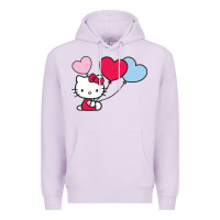 Lilac kitty Premium Hoodie - ArtMosaic