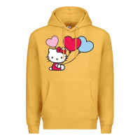 Mustard kitty Premium Hoodie - ArtMosaic