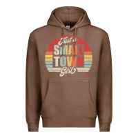 Chestnut Limited Edition Retro Vintage Just A Small Town Girl Premium Hoodie - ArtMosaic