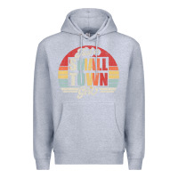 Heather Grey Limited Edition Retro Vintage Just A Small Town Girl Premium Hoodie - ArtMosaic