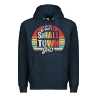 Navy Limited Edition Retro Vintage Just A Small Town Girl Premium Hoodie - ArtMosaic