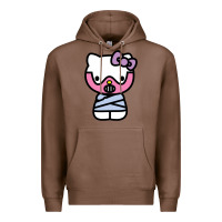 Chestnut hell kitty cute devil Premium Hoodie - ArtMosaic