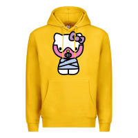 Lemon hell kitty cute devil Premium Hoodie - ArtMosaic