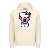 Sandshell hell kitty cute devil Premium Hoodie - ArtMosaic