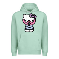 Seafoam hell kitty cute devil Premium Hoodie - ArtMosaic
