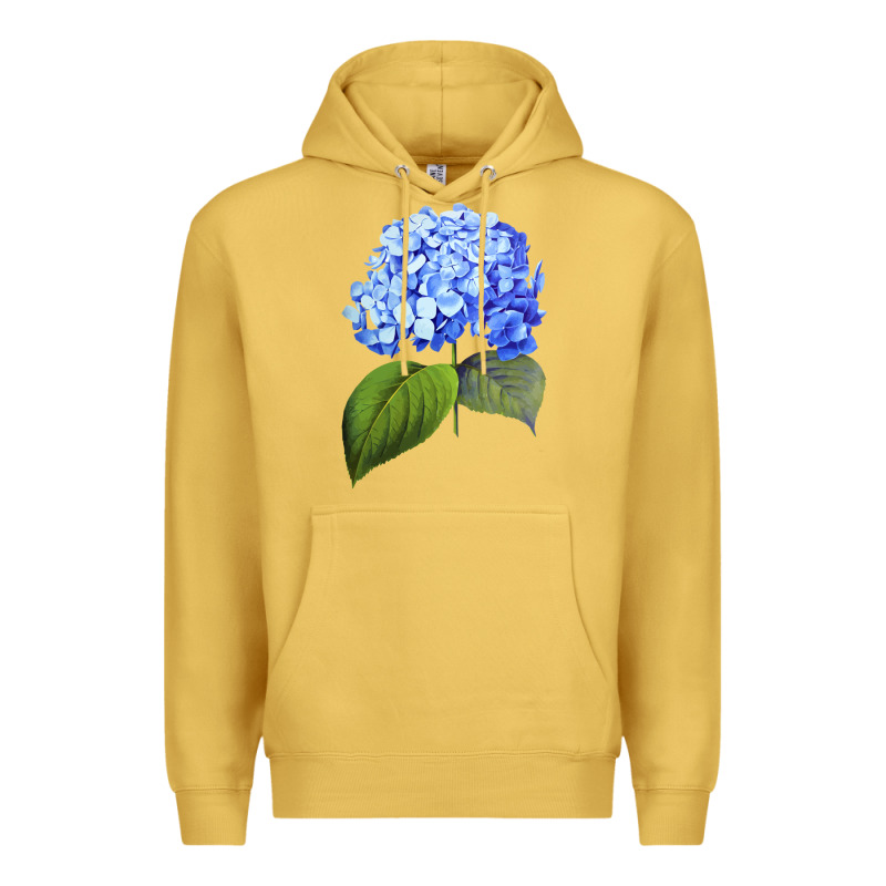 Blue  Hydrangea Premium Hoodie by ArtMosaic | Teevron