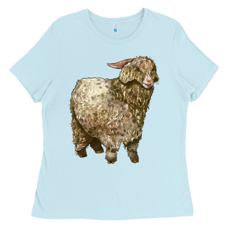 Angora Goat Ladies Tee by LillyAllenDesigns | Teevron