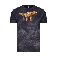 Cloud Black lactarius rufus mushroom Vintage Tee - LillyAllenDesigns